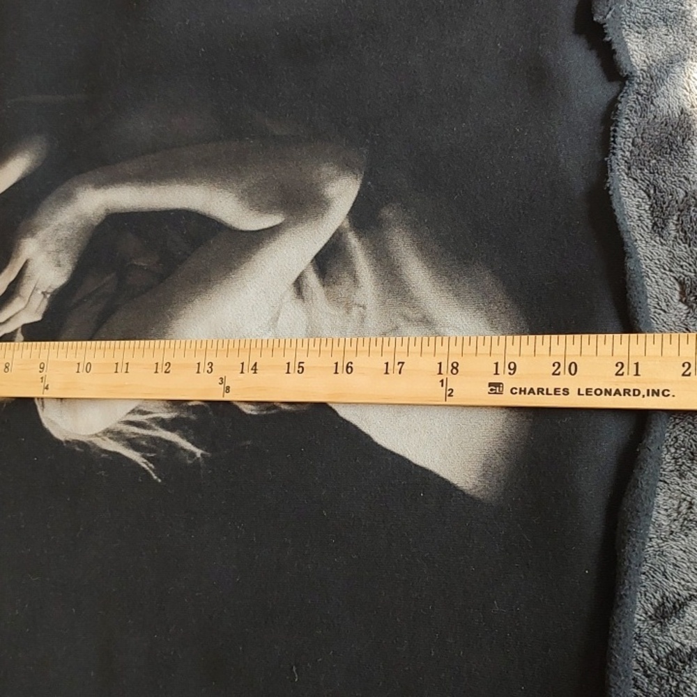 Women Taylor Swift Official The Tortured Poets Department Black Crewneck - Large - Picture 5 of 5